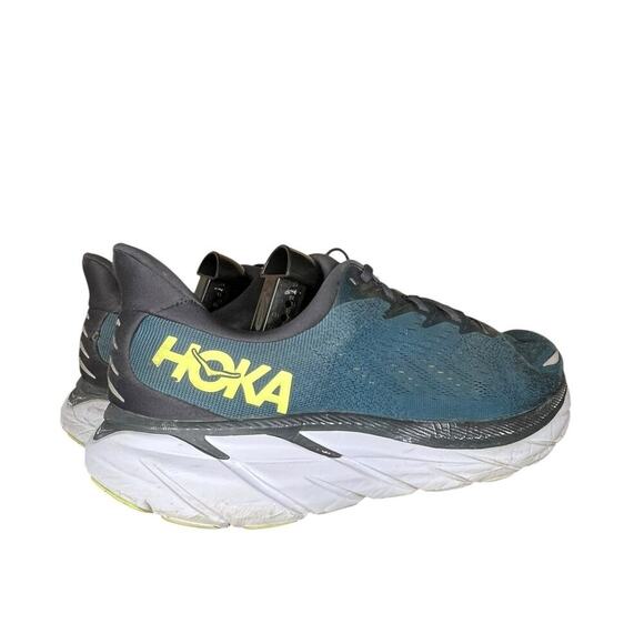 ***SOLD*** Hoka One One Clifton 8 Wide Cushioned Sneakers Size 13 B27 - Picture 4 of 7